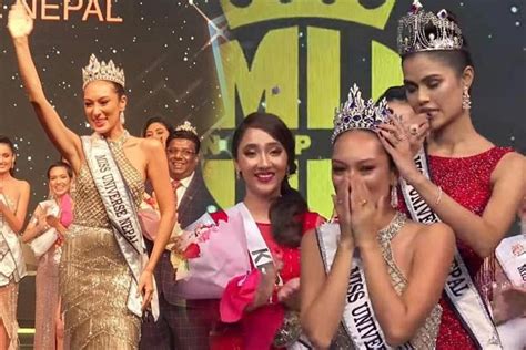 The Results For Miss Universe Nepal 2021 Are Winner Sujita Basnet