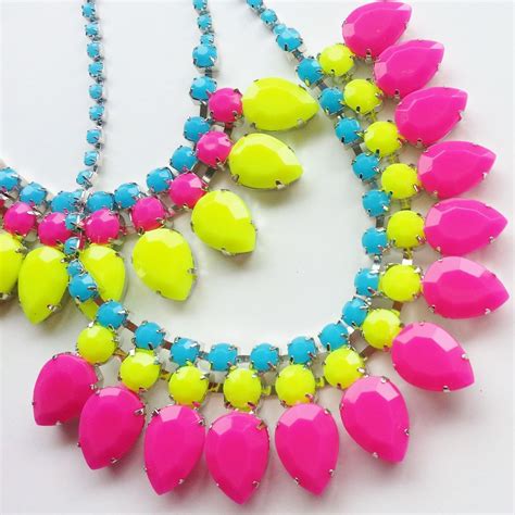Pin By Marisa Fornadel On Jewelry Neon Necklace Neon Jewelry