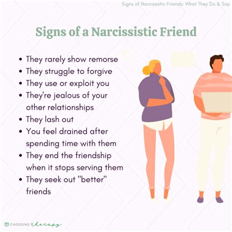 Signs Your Friend Is A Narcissist What They Say Do