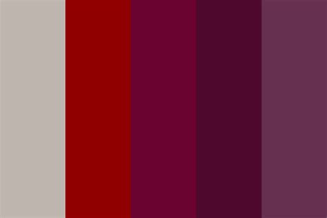 Fusion Burgundy And Wine Color Palette