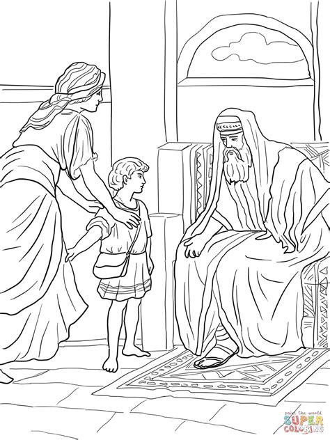 Free Hannah Bible Story Coloring Page Download Free Hannah Bible Story