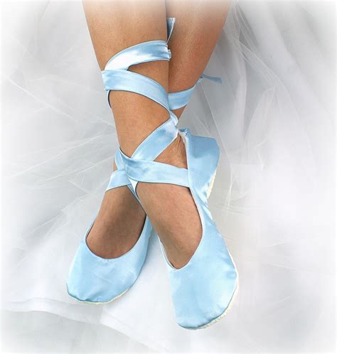 Royal Blue Satin Wedding Ballet Flats Shoes Bridal Ballet Etsy