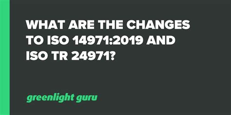 In this case, it mainly references other documents because most risk. What are the Changes to ISO 14971:2019 & TR 24971?