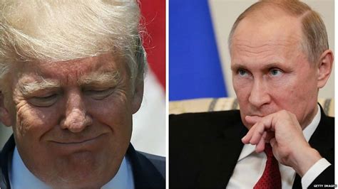 putin and trump in their own words bbc news