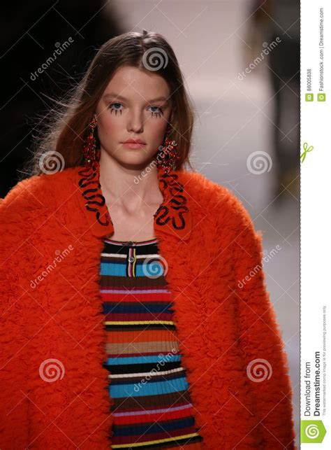 Roos Abels Walks The Runway At La Perla Fashion Show Editorial Image