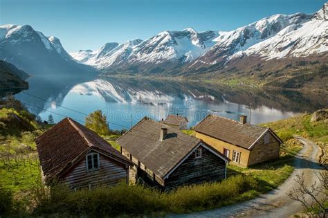 Idyllic Nature Of Norway Stock Photo Image Of Mountains 109699938