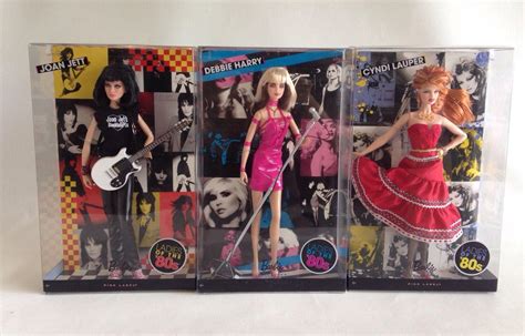 Lot Of 3 Barbie Joan Jett Debbie Harry Cyndi Lauper Ladies Of The