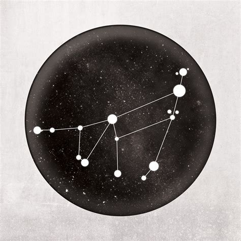 Capricorn Constellation Art Print Zodiac Constellations Touch Of Modern