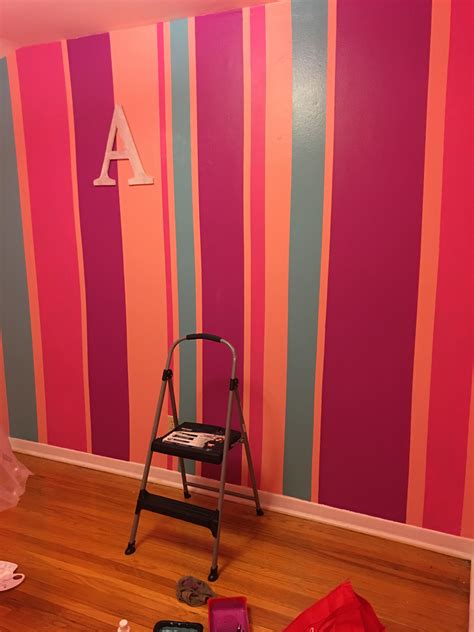 Accent Wall For My Little Girls Room Accent Wall Little