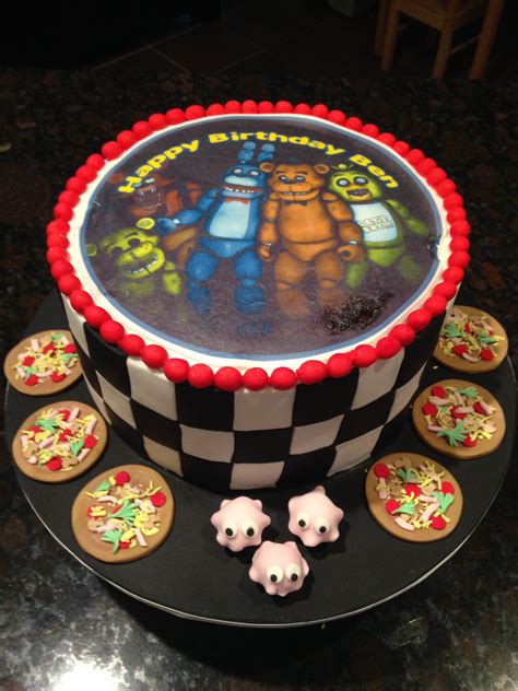 Five Nights At Freddys Birthday Cake Fnaf Cakes Birthdays Fnaf