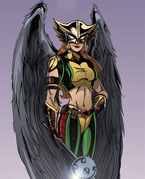 ️ Hawkgirl Shayera Hol Kendra Saunders Superhero Artwork