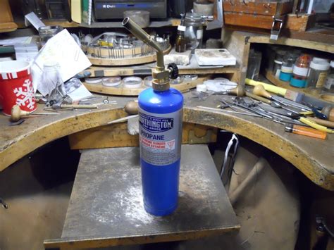 Bouteille propane et chalumeau oxydrique de Michel Z