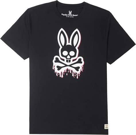 Psycho Bunny Mens Portland Graphic Short Sleeve Crew Neck T Shirt