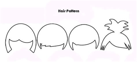 Chibi Hair Patterntemplate Uie♥craft
