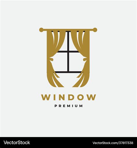 Window Logo Design Royalty Free Vector Image Vectorstock