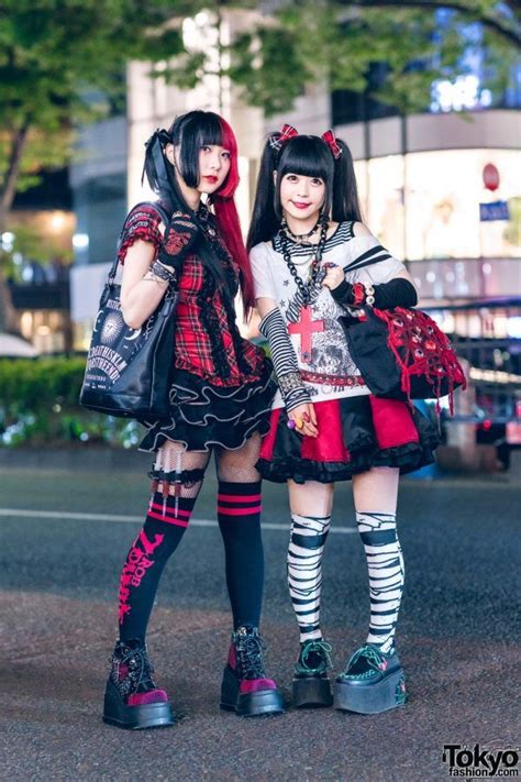 Gothic Japanese Street Styles W Mad Punks Glavil Killstar Demonia
