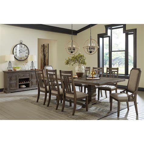 Oval dining room ext table by ashley furniture | moore. Signature Design by Ashley Wyndahl 9-Piece Dining Table ...