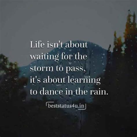 Best Quotes On Rain 100 Rain Status Updated Rainy