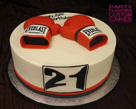 Boxing Gloves Cake Design By Party Flavors Custom Cakes Small Birthday Cakes Birthday Cake