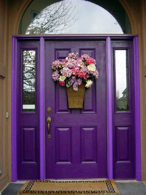 32 Bold And Beautiful Colored Front Doors Woohome