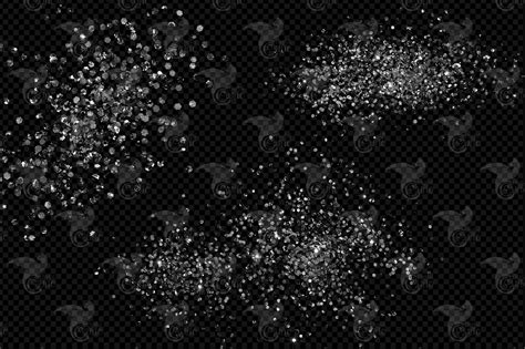 Chunky Black Glitter Overlays Digital Glitter Png Overlays Etsy