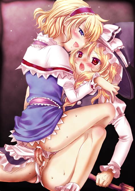 Motatei Alice Margatroid Kirisame Marisa Touhou 2girls Bar Censor