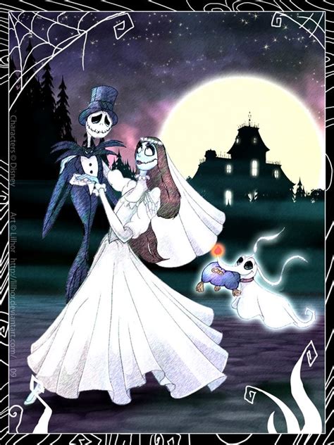 Jack And Sally By Ghosthostrose On Deviantart