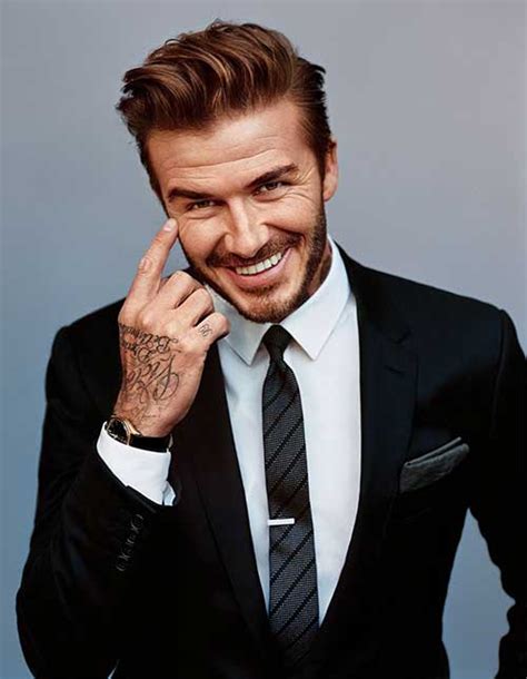 Although david's hair grew much longer david beckham slicked back hairstyle. 25 David Beckham Hairstyles | The Best Mens Hairstyles ...