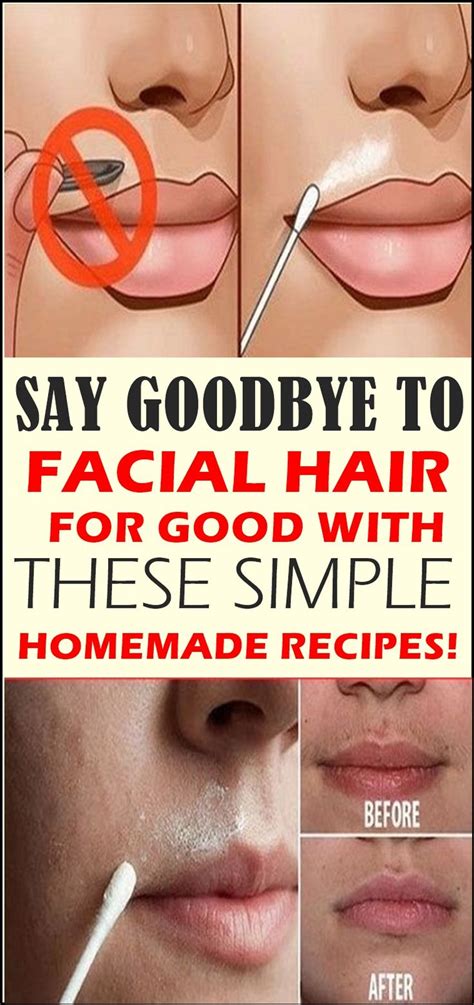 ladies read this to learn how to get rid of facial hair naturally at home facial hair facial
