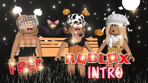 👻roblox Halloween Intro 💕Анимированное Free Roblox Intro Roblox