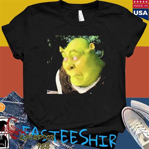 Official Shrek Bored Meme T Shirt Hoodie Tank Top Sweater And Long