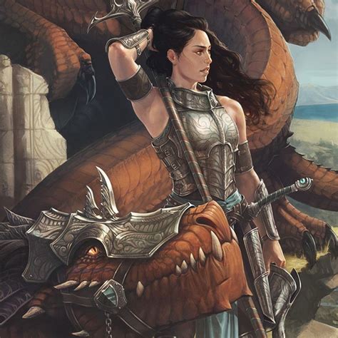 Girl And Her Dragon 1 Dragonrider By Adam Schumpert On Artstation