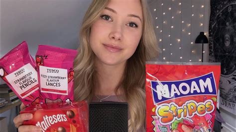 Asmr Eating Candy Mouth Sounds Youtube