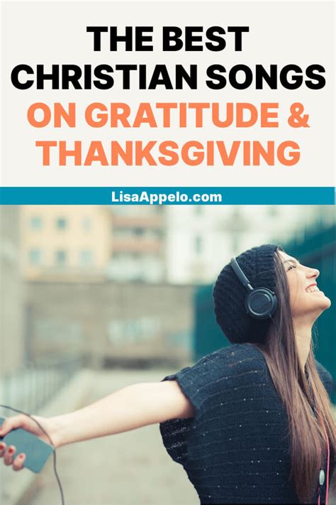Christian Songs On Gratitude And Thanksgiving Lisa Appelo