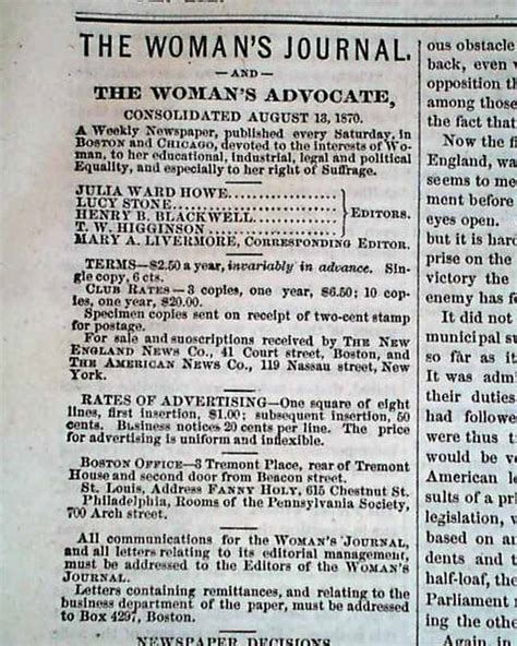 Womens Suffrage Newspaper Sojourner Truth