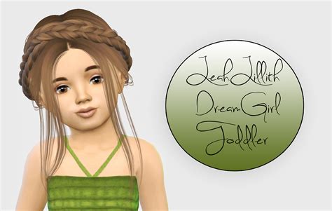 Sims 4 Ccs The Best Leahlillith Dream Girl Toddler Version By