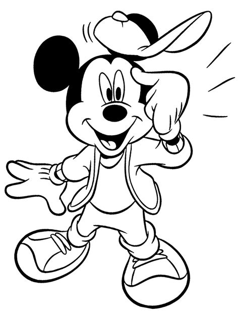 Dibujos Para Colorear Mickey Mouse Para Imprimir Coge Tus Colores Y A
