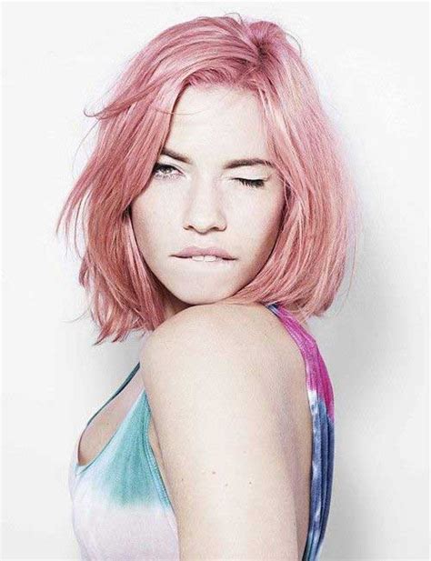 See more ideas about pink singer, short hair styles, pink hair. Tumblr Style Pale Pink Short Hair Colors | Short ...
