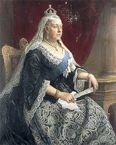 Golden Jubilee Portrait Of Queen Victoria Copy After A Photograph By Alexander Bassano 1897