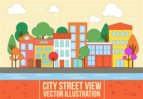 Free Vector City Street View Download Free Vector Art Stock Graphics