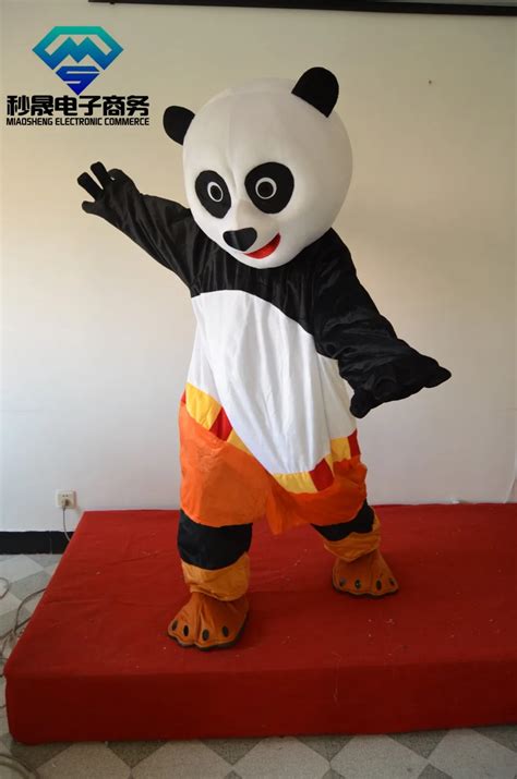 Adult Size Kungfu Panda Mascot Costume Kung Fu Panda Mascot Costume