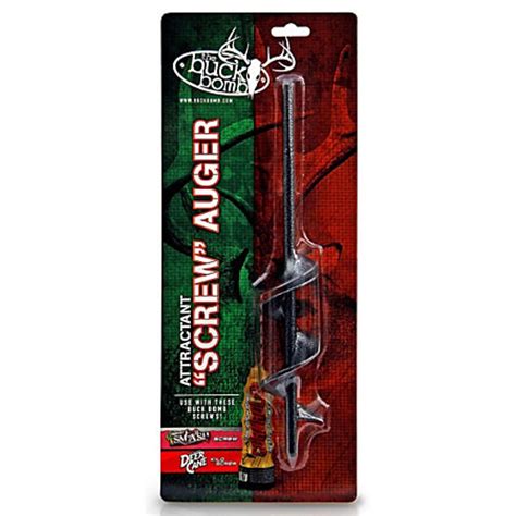 The Buck Bomb Attractant Screw Auger For Corn Holer In Ground Feed Block