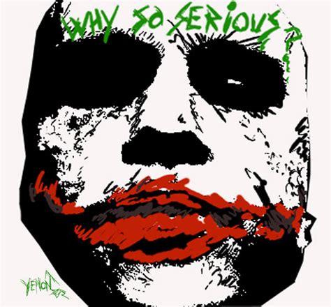 Why So Serious By Yenon On Deviantart