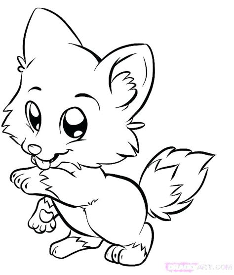 Arctic Fox Coloring Page at GetDrawings | Free download