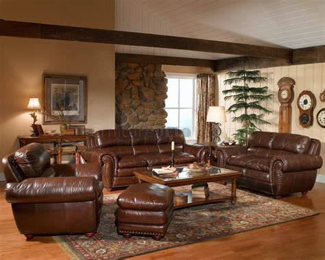 Even better, making a piece of leather furniture match the rest of your décor is as easy as adding a few decorative accessories such as accent pillows or a throw. Leather Italia Aspen Brown Sofa & Loveseat Set w/Options