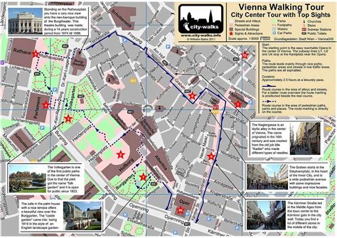 Vienna City Centre Tourist Map