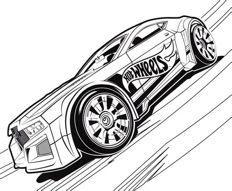 Hot Wheels Coloring Pages - Coloring Pages For Boys And Girls (1000 Best Coloring Pages)