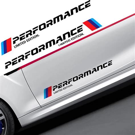 Buy 2pcs Car Styling Stickers M Performance Limited