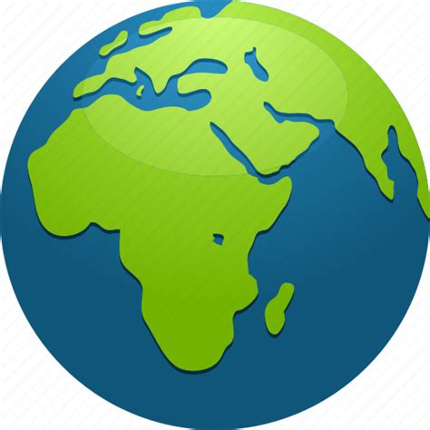 Africa Continent Earth Globe Map Planet Icon Download On Iconfinder
