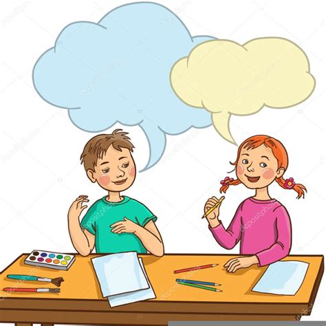 Two Kids Talking Clipart Free Images At Vector Clip Art